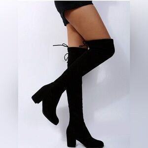 ✨NEW in box Elegant Black Over-the-Knee Boots
